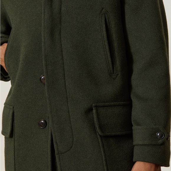 Todd Snyder Men's Italian Wool Cashmere Car Coat - Picture 4 of 7